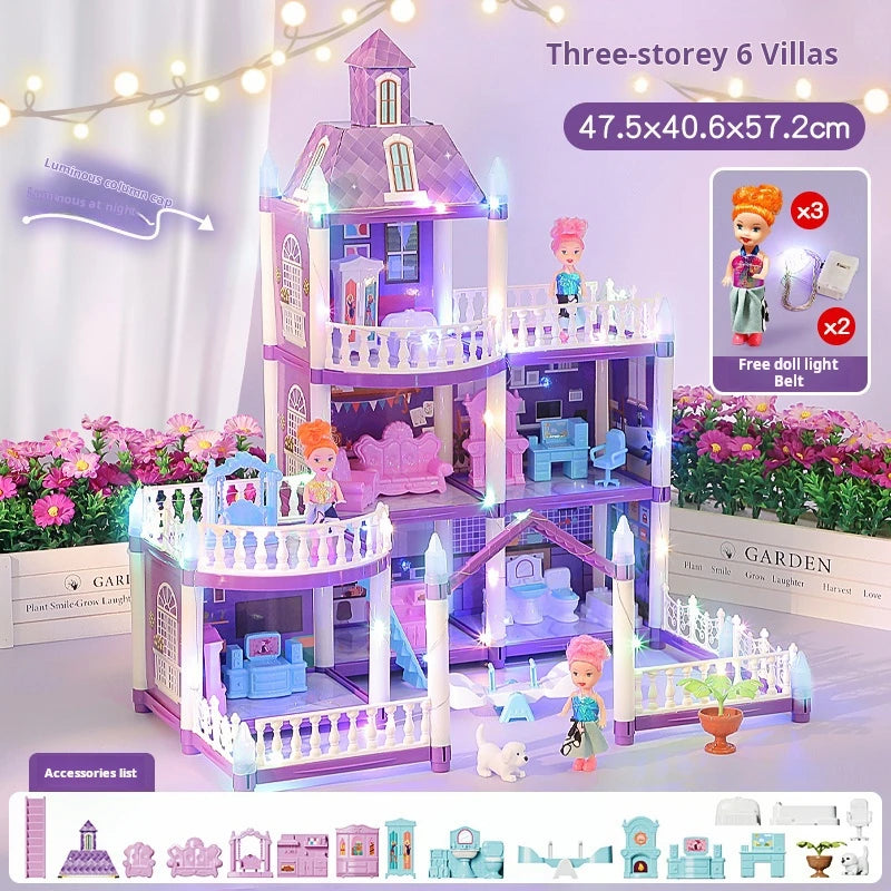 3D Fantasy Castle DIY Dollhouse Kit