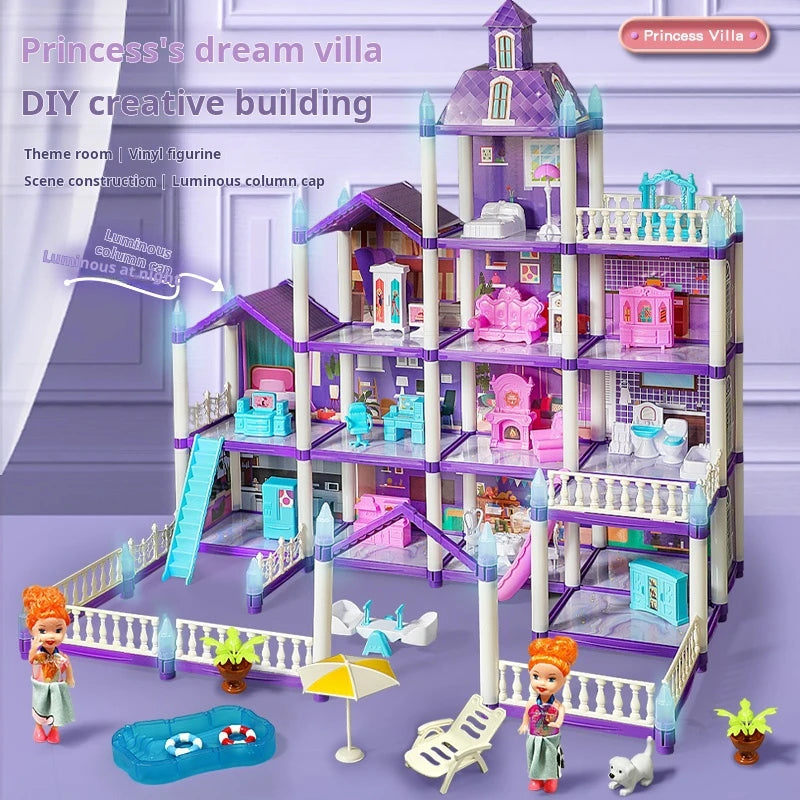 3D Fantasy Castle DIY Dollhouse Kit