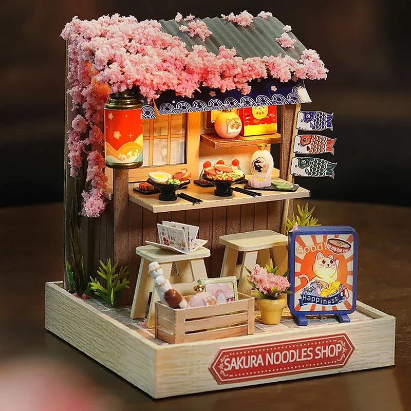 DIY Miniature Wooden Dollhouse Kit
