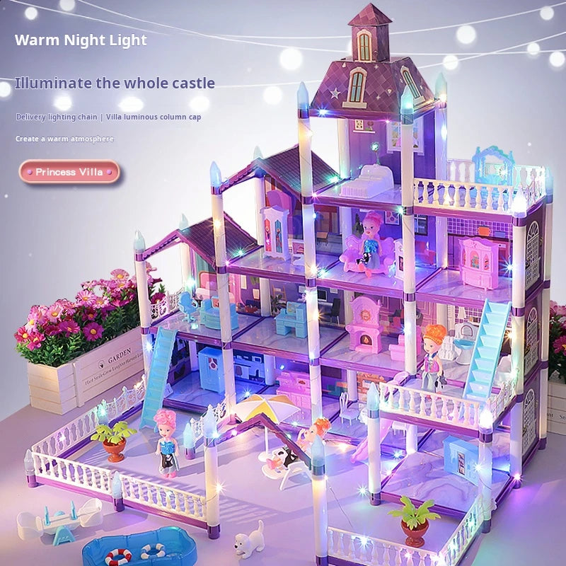 3D Fantasy Castle DIY Dollhouse Kit