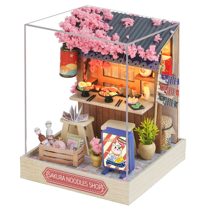 DIY Miniature Wooden Dollhouse Kit