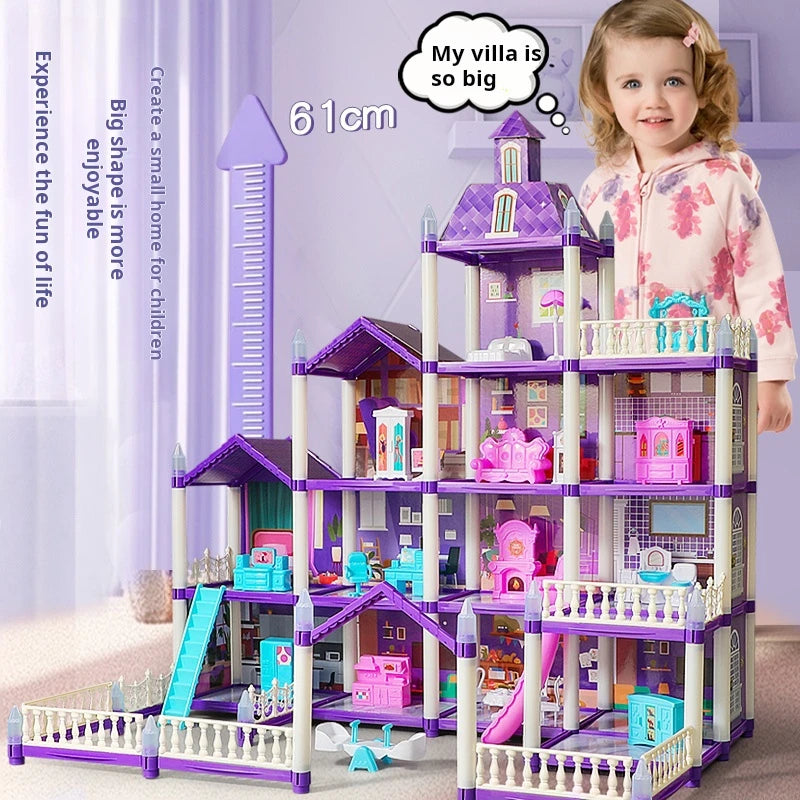 3D Fantasy Castle DIY Dollhouse Kit